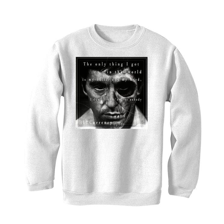 Air Jordan 5 “Oreo”2021 White T-Shirt (ONLY THING I GOT (PACINO)) - Image 4