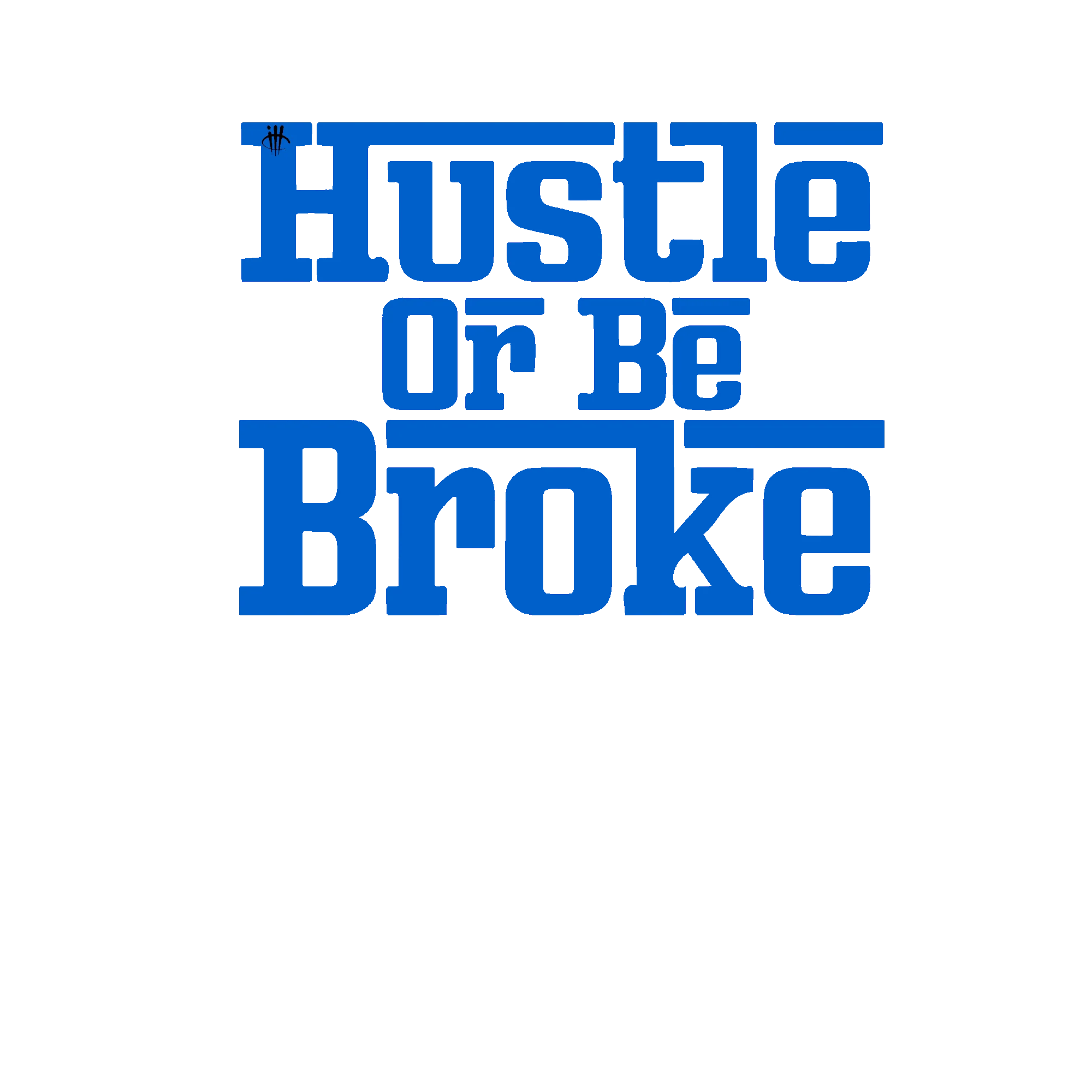 Air Jordan 5 “Racer Blue” White T-Shirt (hustle or be broke)