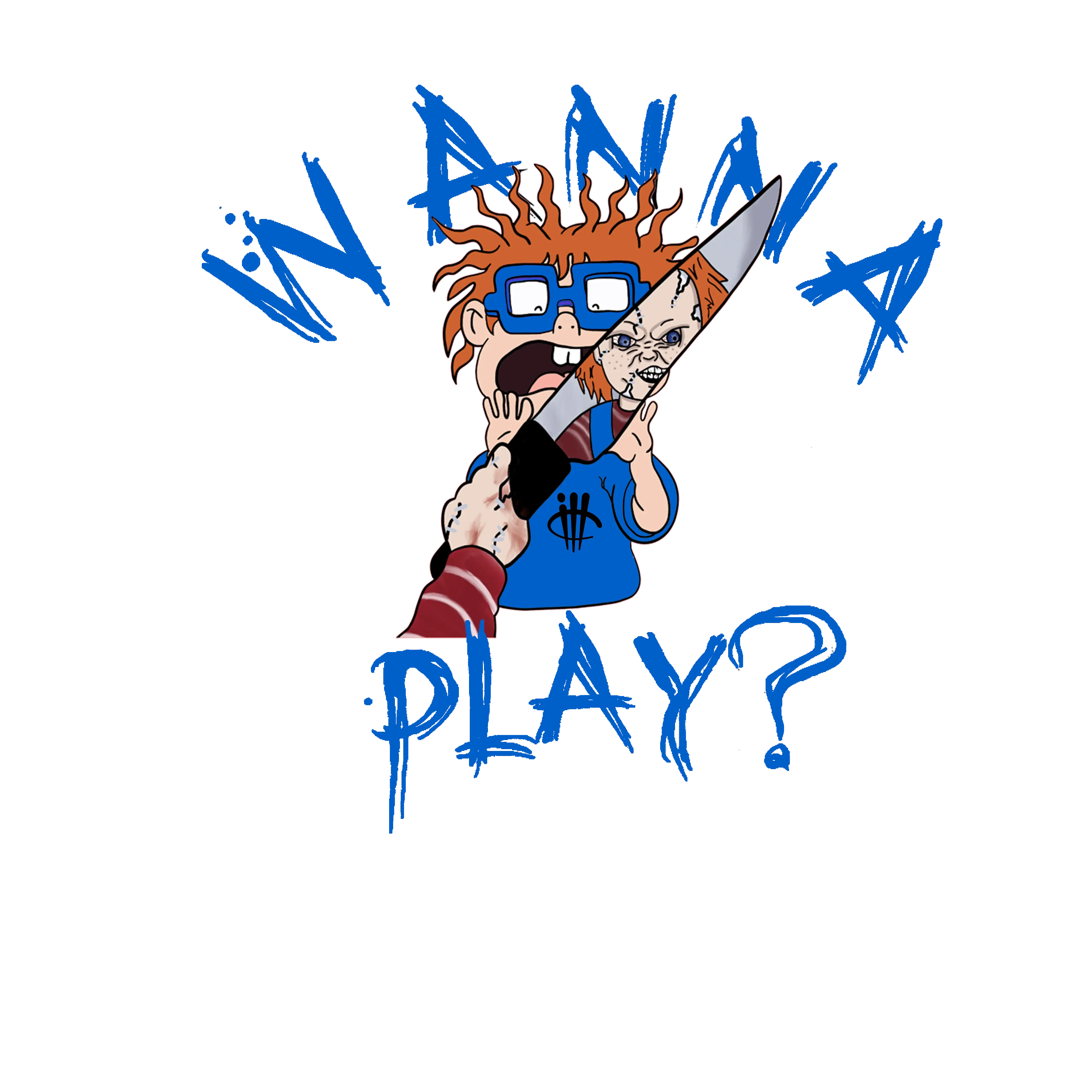 Air Jordan 5 “Racer Blue” White T-Shirt (WANNA PLAY)