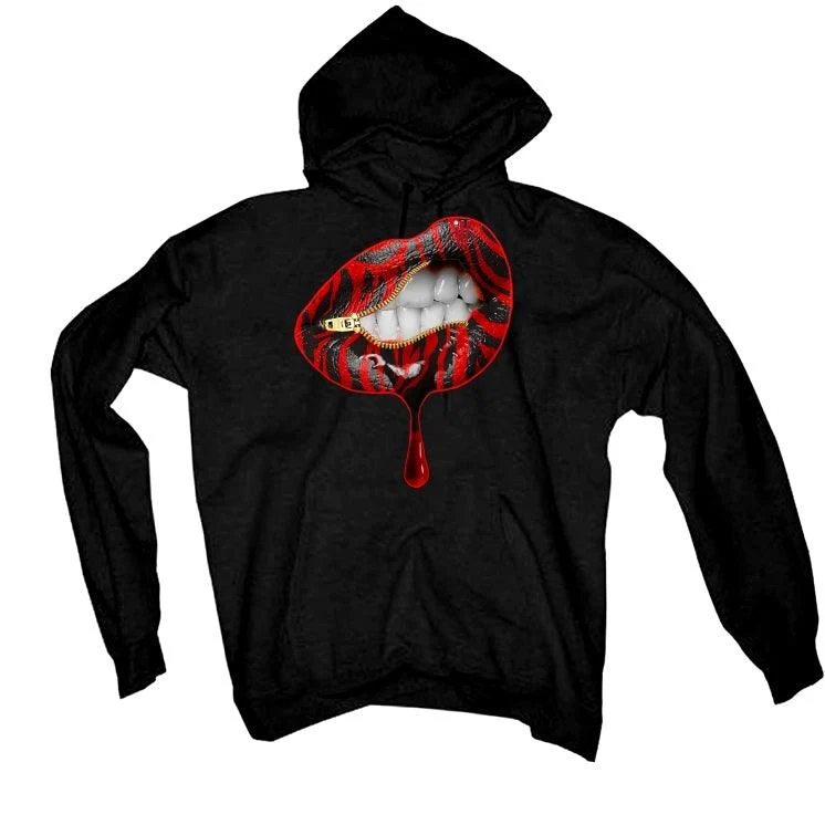 Air Jordan 5 Raging Bull Black T-Shirt (lips unsealed) - Image 2