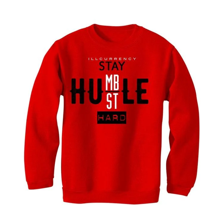 Air Jordan 5 Raging Bull Red T-Shirt (Stay Humble Hustle Hard) - Image 3