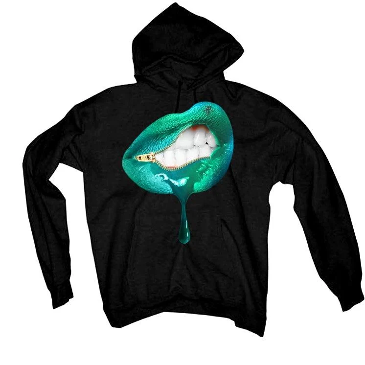 Air Jordan 5 Retro "Island Green" 2019 Black T-Shirt (LIPS UNSEALED) - Image 2
