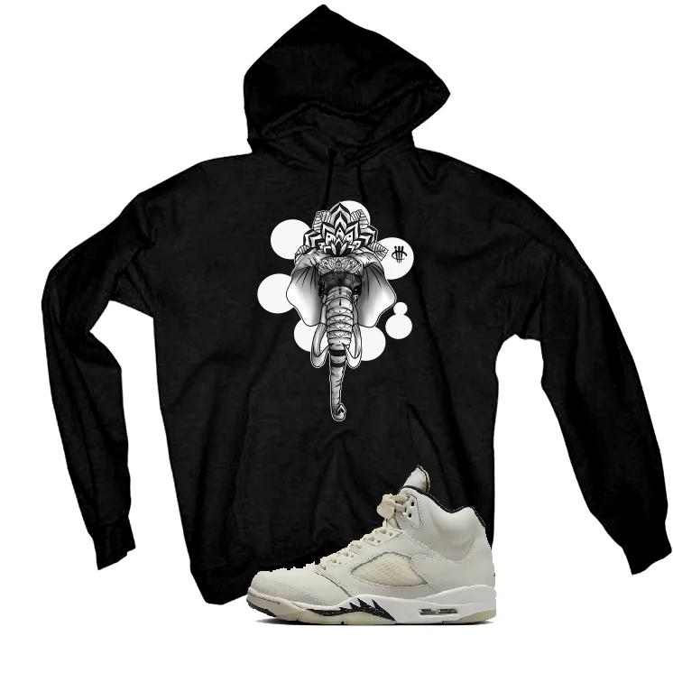 Air Jordan 5 SE “Sail” | illcurrency Black T-Shirt (Elephant) - Image 3