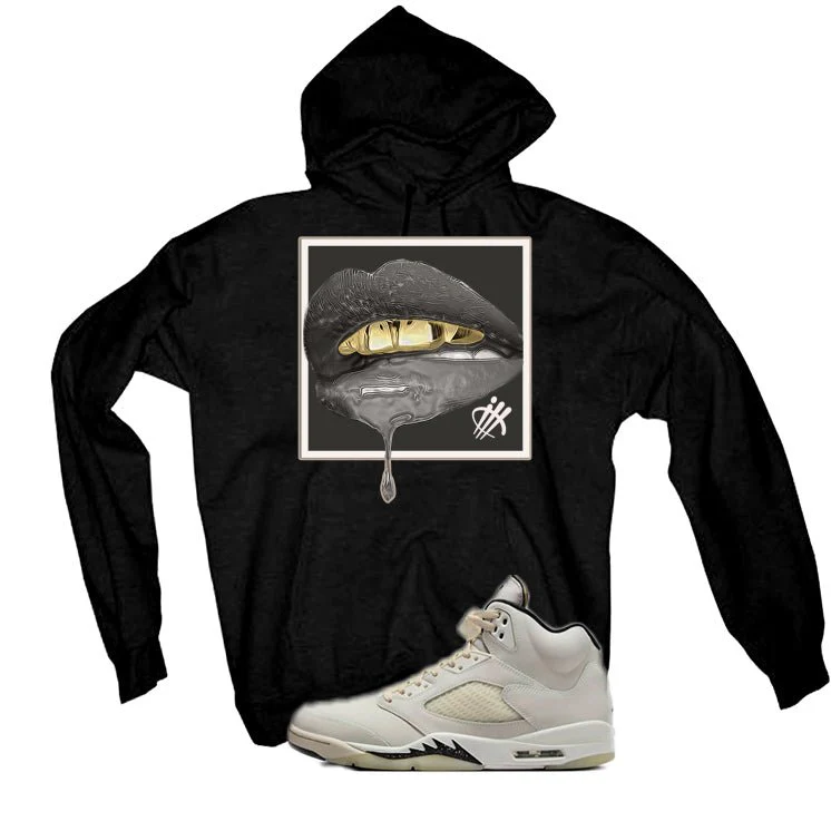 Air Jordan 5 SE “Sail” | illcurrency Black T-Shirt (LIPSTICK) - Image 2