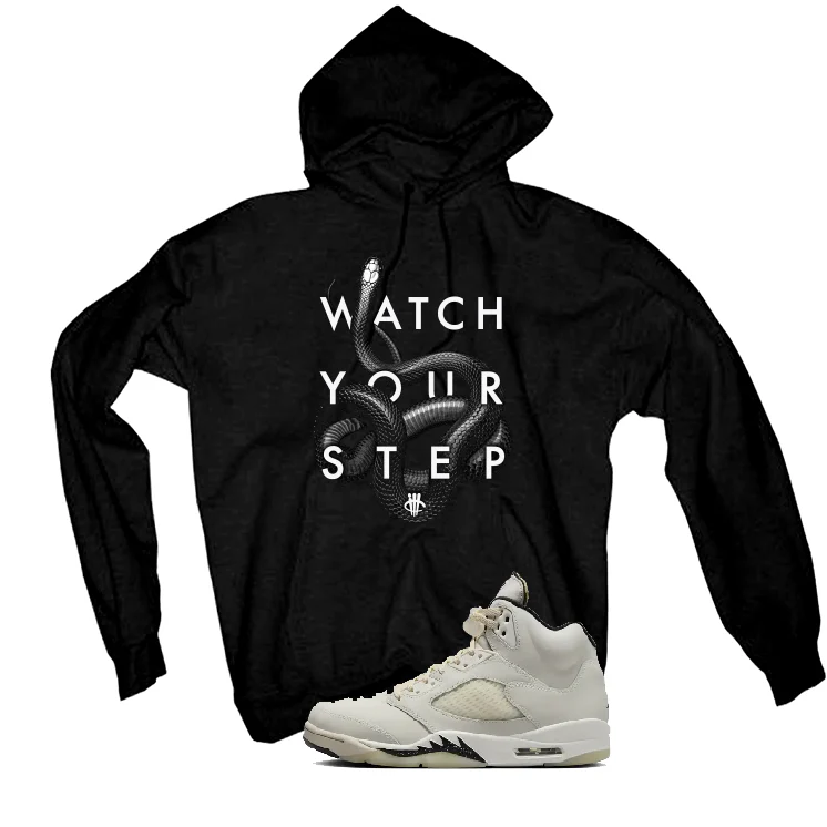 Air Jordan 5 SE “Sail” | illcurrency Black T-Shirt (SNAKES) - Image 3