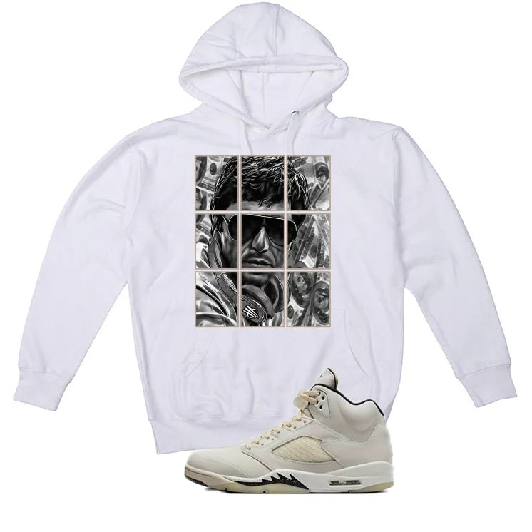 Air Jordan 5 SE “Sail” | illcurrency White T-Shirt (PACINO) - Image 3