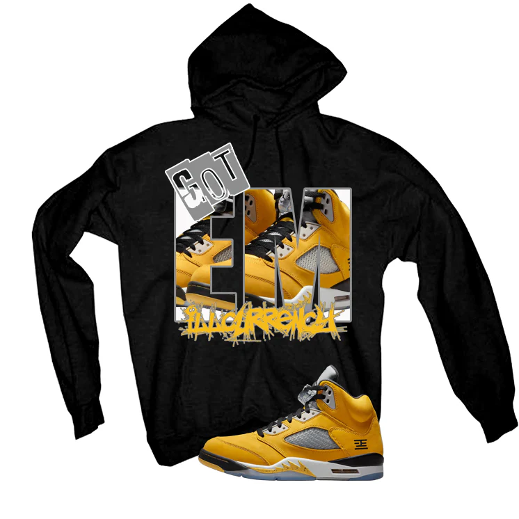 Air Jordan 5 Tokyo Matching T-Shirt, Sweatshirts & Hoodies Black T-Shirt (GOT EM)| illcurrency - Image 3