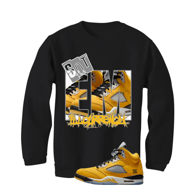 Air Jordan 5 Tokyo Matching T-Shirt, Sweatshirts & Hoodies Black T-Shirt (GOT EM)| illcurrency - Image 4