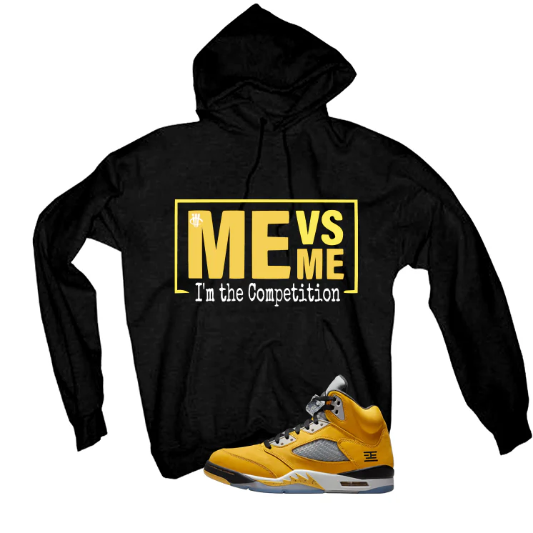 Air Jordan 5 Tokyo Matching T-Shirt, Sweatshirts & Hoodies Black T-Shirt (Me vs Me)| illcurrency - Image 3
