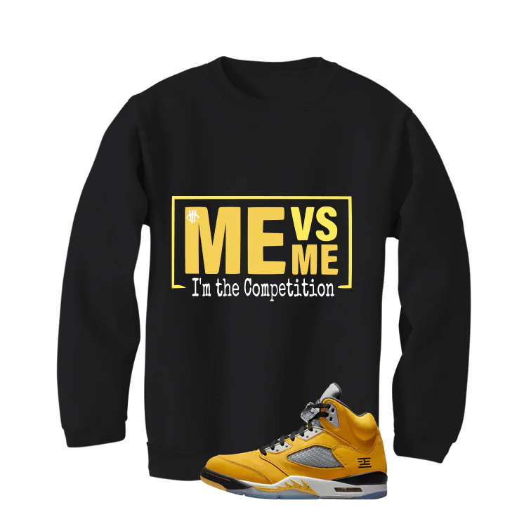 Air Jordan 5 Tokyo Matching T-Shirt, Sweatshirts & Hoodies Black T-Shirt (Me vs Me)| illcurrency - Image 4