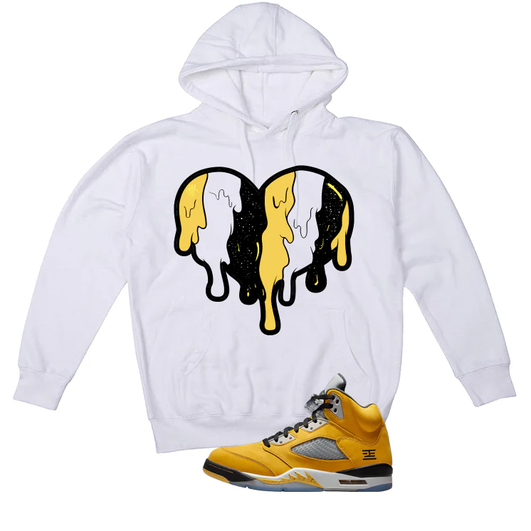 Air Jordan 5 Tokyo Matching T-Shirt, Sweatshirts & Hoodies White T-Shirt (Heart)| illcurrency - Image 3