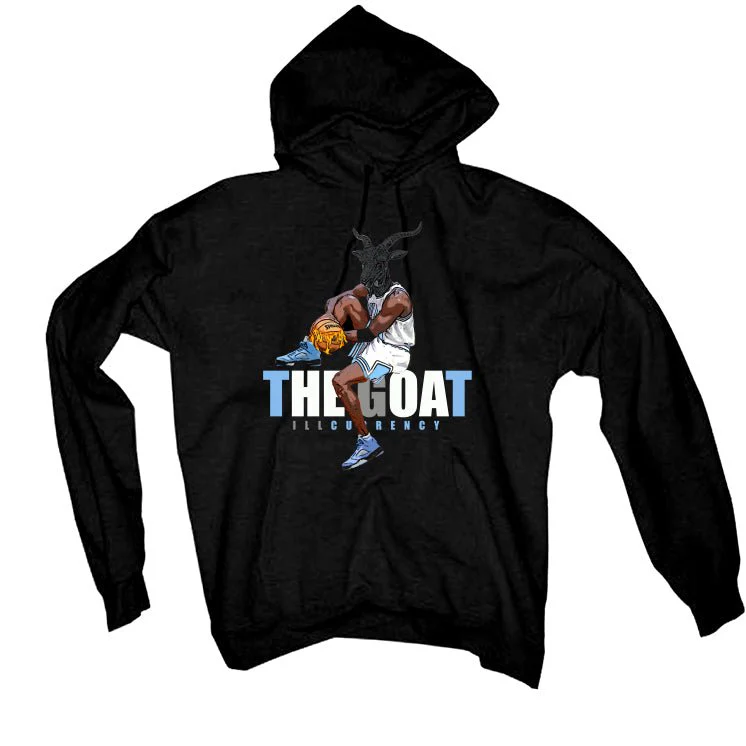 Air Jordan 5 “UNC” Black T-Shirt (The Goat) - Image 3