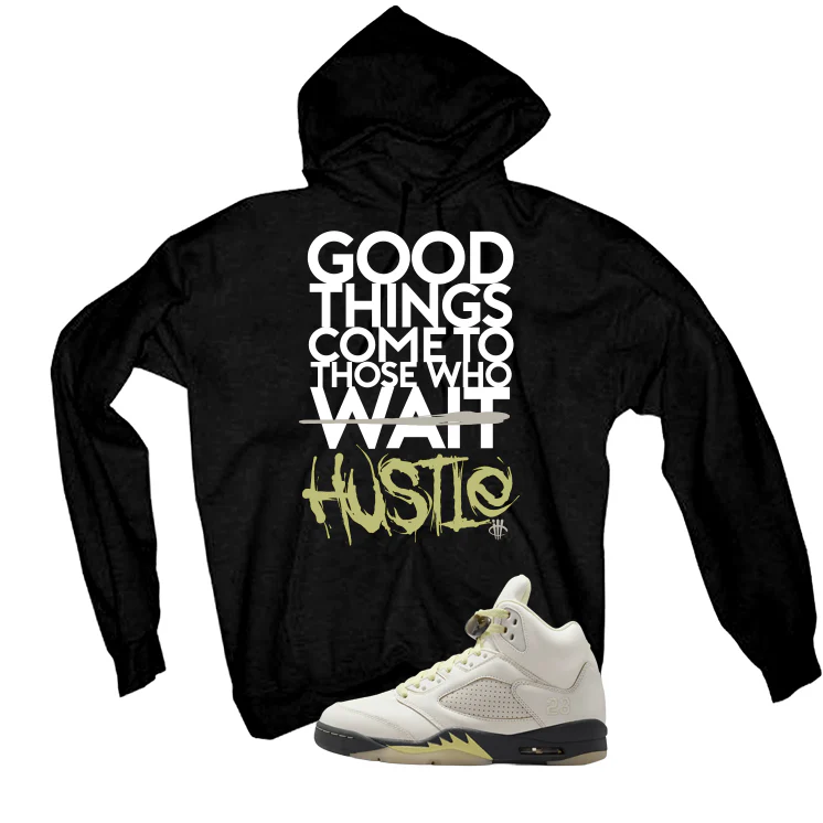 Air Jordan 5 WMNS Luminous Green Black T-Shirt (Good Things)| illcurrency - Image 3