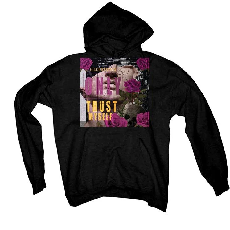 Air Jordan 6 “Bordeaux” 2021 Black T-Shirt (ONLY TRUST MYSELF) - Image 3
