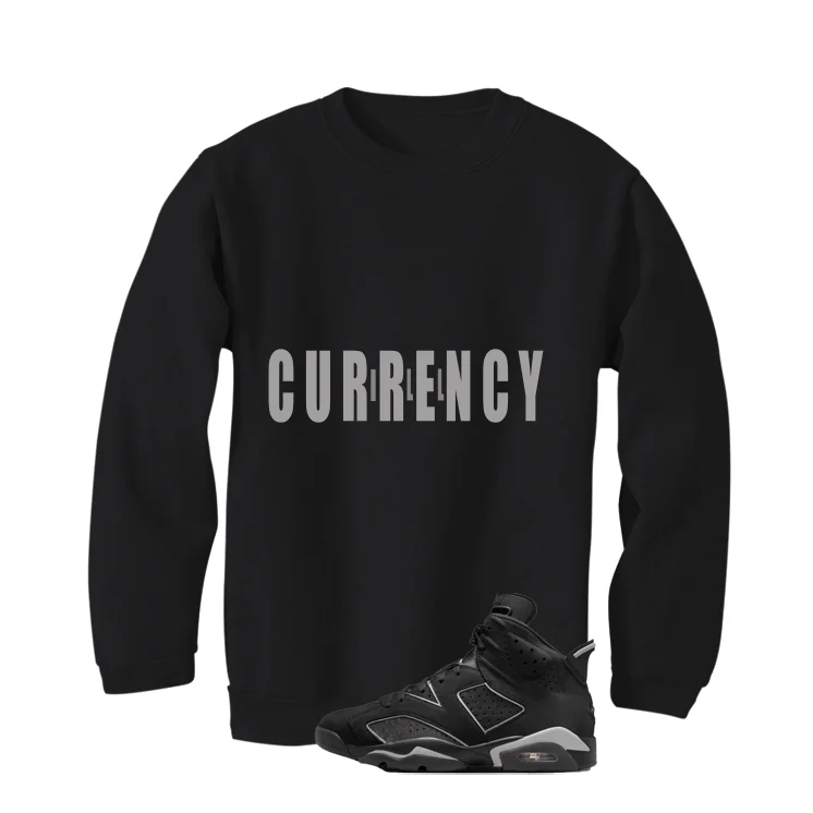 Air Jordan 6 Cap and Gown Matching T-Shirt, Sweatshirts & Hoodies Black T-Shirt (ill Across)| illcurrency - Image 4