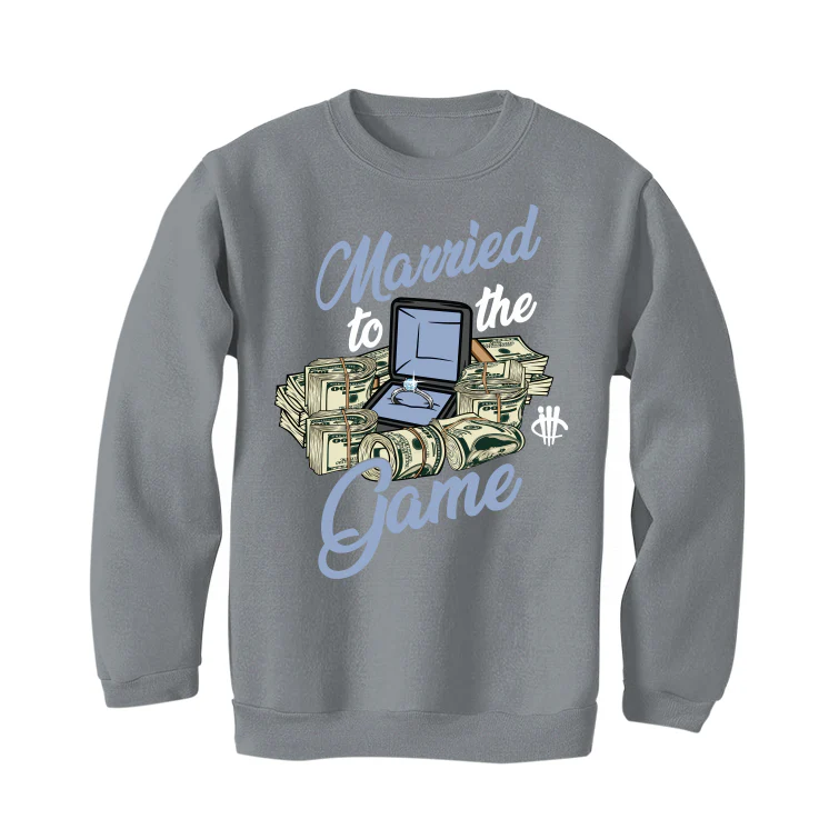 Air Jordan 6 Cool Grey - Grey T-Shirt (MARRIED TO THE GAME) - Image 4