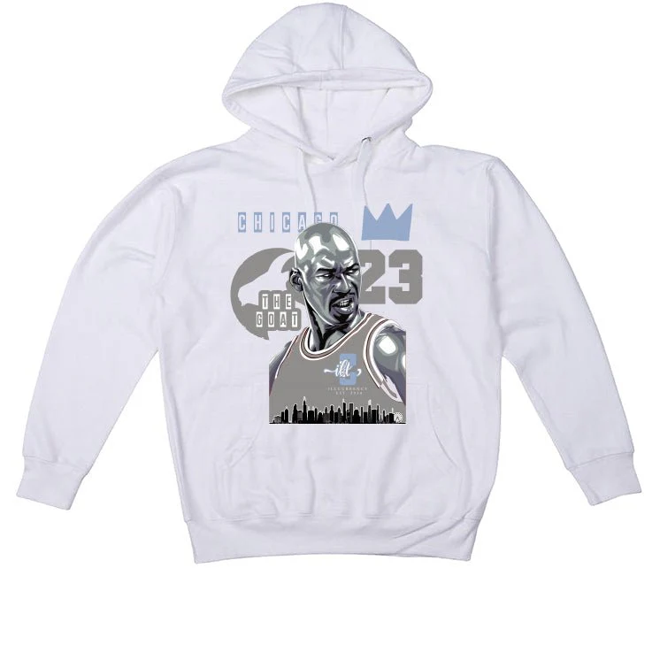 Air Jordan 6 “Cool Grey” White T-Shirt (The Goat) - Image 3