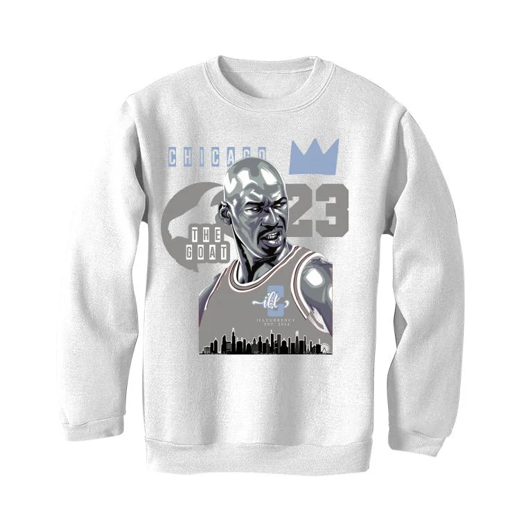 Air Jordan 6 “Cool Grey” White T-Shirt (The Goat) - Image 4