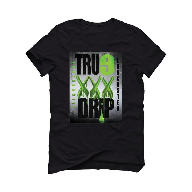 Air Jordan 6 “Electric Green” Black T-Shirt (TRUE DRIP) - Image 2