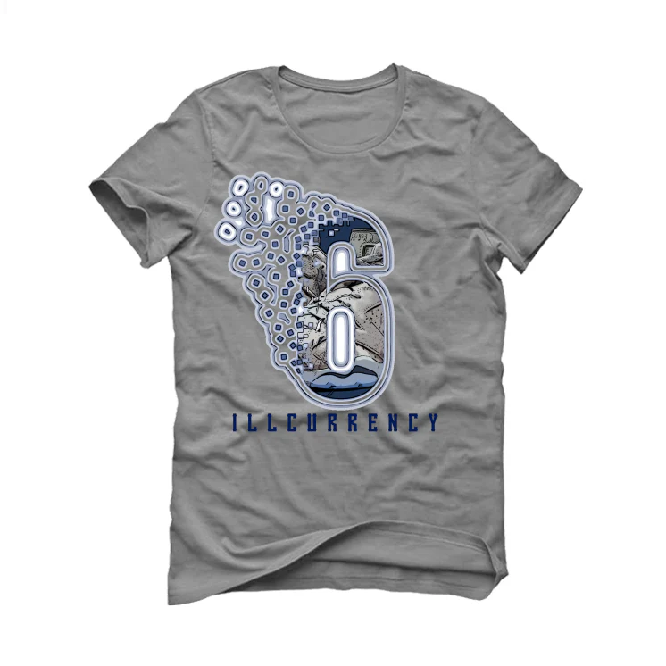 Air Jordan 6 "Georgetown" Grey T-Shirt (6s) - Image 2