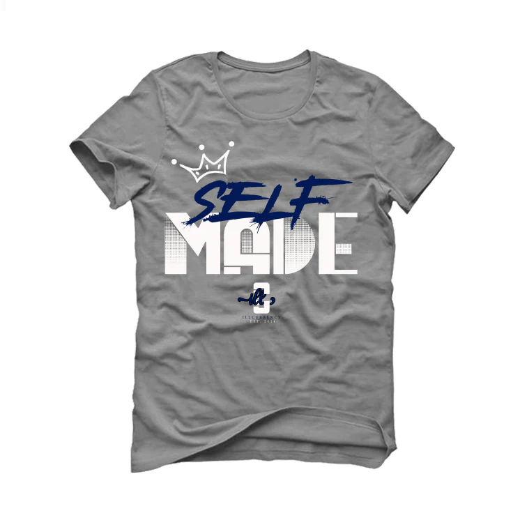 Air Jordan 6 "Georgetown" Grey T-Shirt (Self Made) - Image 2