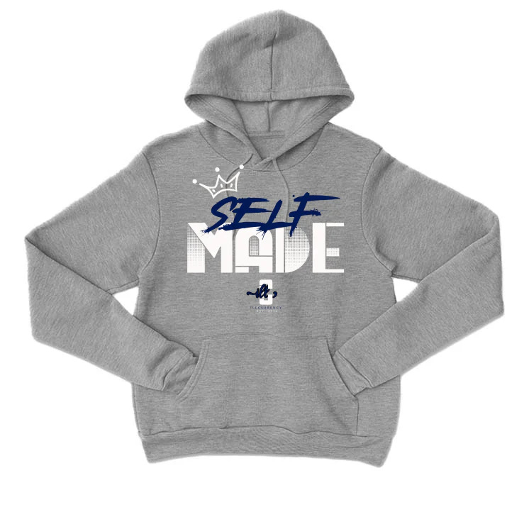 Air Jordan 6 "Georgetown" Grey T-Shirt (Self Made) - Image 3