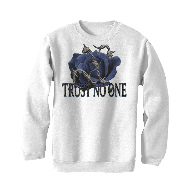 Air Jordan 6 "Georgetown" White T-Shirt (TRUST NO ONE) - Image 4