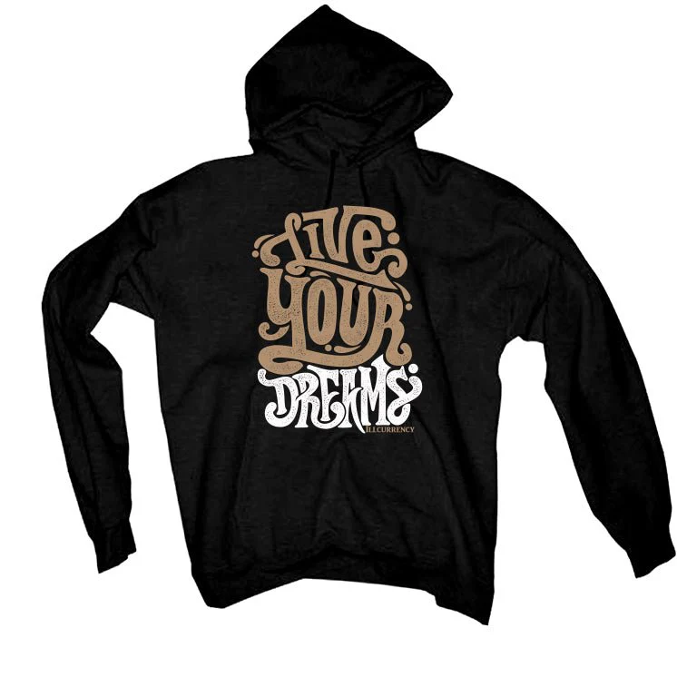 AIR JORDAN 6 GORE-TEX “BROWN KELP” | illcurrency Black T-Shirt (LIVE YOUR DREAMS) - Image 3
