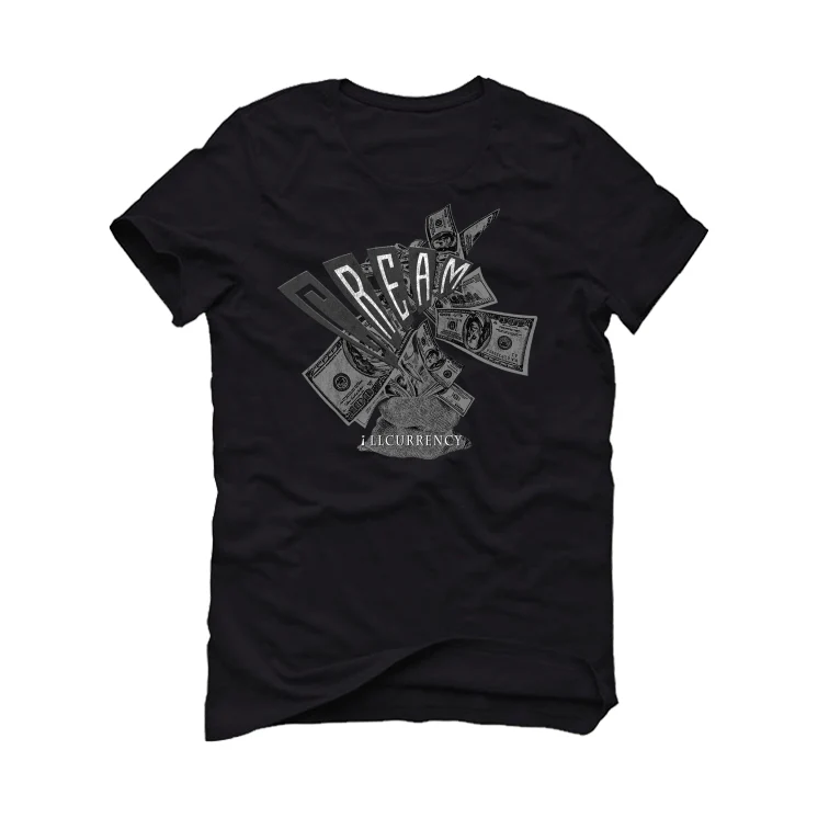 Air Jordan 6 “Metallic Silver” Black T-Shirt (CREAM) - Image 2