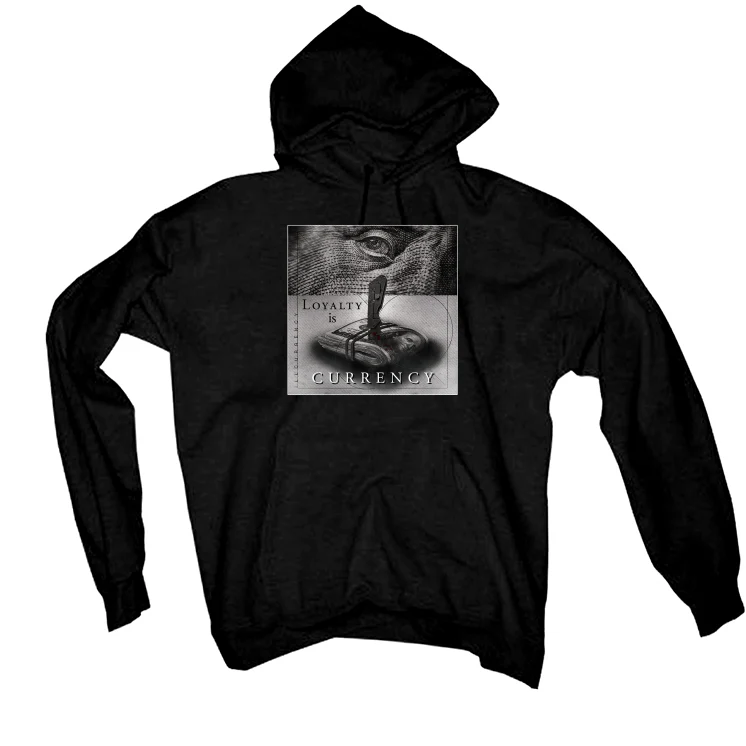 Air Jordan 6 “Metallic Silver” Black T-Shirt (LOYALTY IS CURRENCY) - Image 3