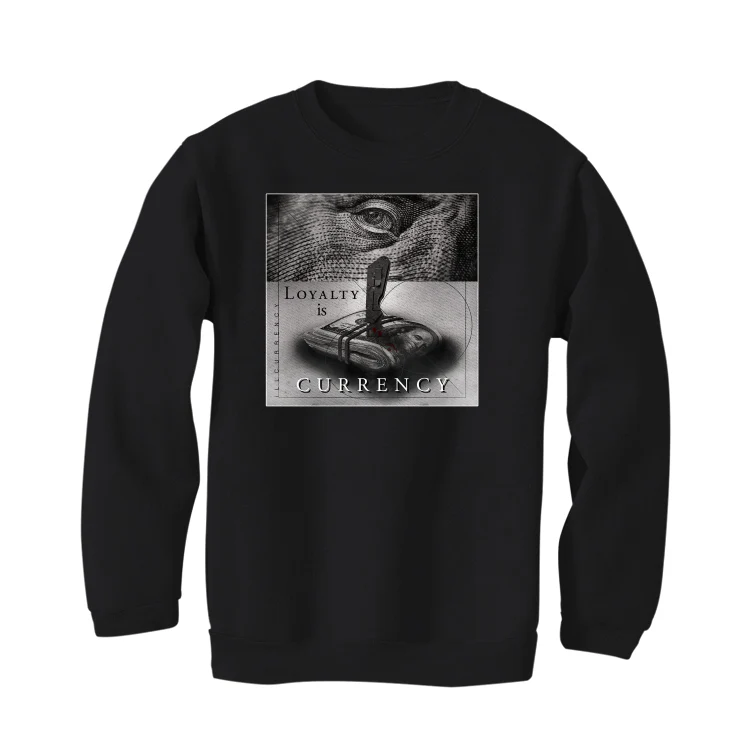 Air Jordan 6 “Metallic Silver” Black T-Shirt (LOYALTY IS CURRENCY) - Image 4