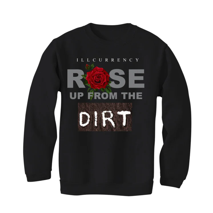 Air Jordan 6 “Metallic Silver” Black T-Shirt (Rose up from the dirt) - Image 4
