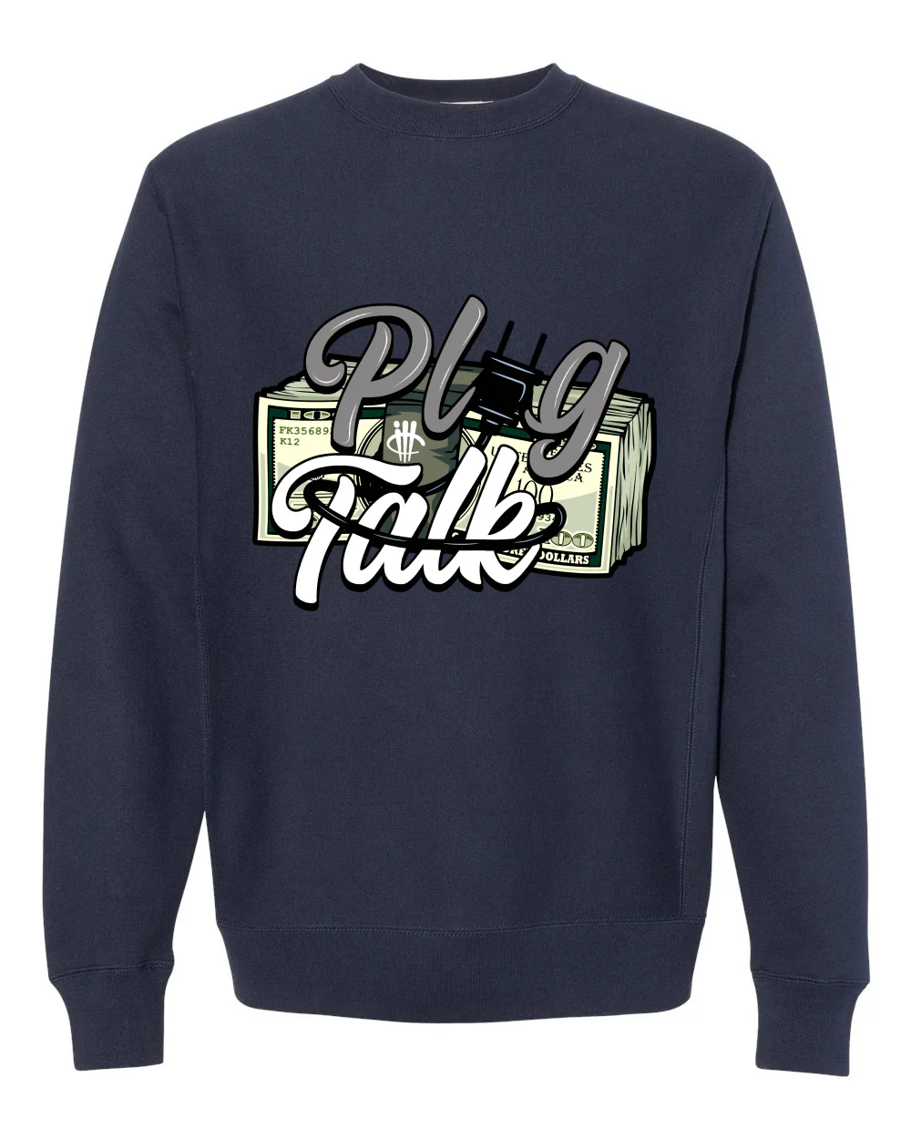 Air Jordan 6 “Midnight Navy” | illCurrency Navy Blue T-Shirt (Plug talk) - Image 4