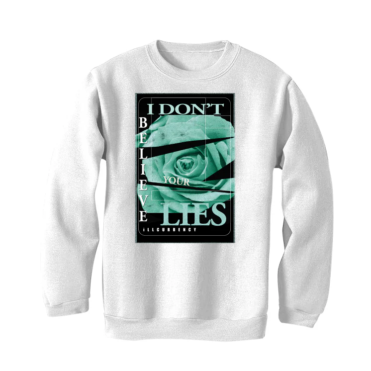 AIR JORDAN 6 MINT FOAM White T-Shirt (I DON'T BELIEVE YOUR LIES) - Image 4