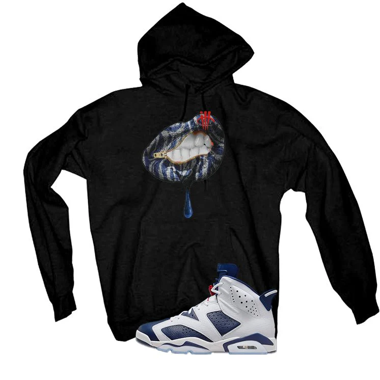Air Jordan 6 Olympic Black T-Shirt (LIPS UNSEALED)| illcurrency - Image 3