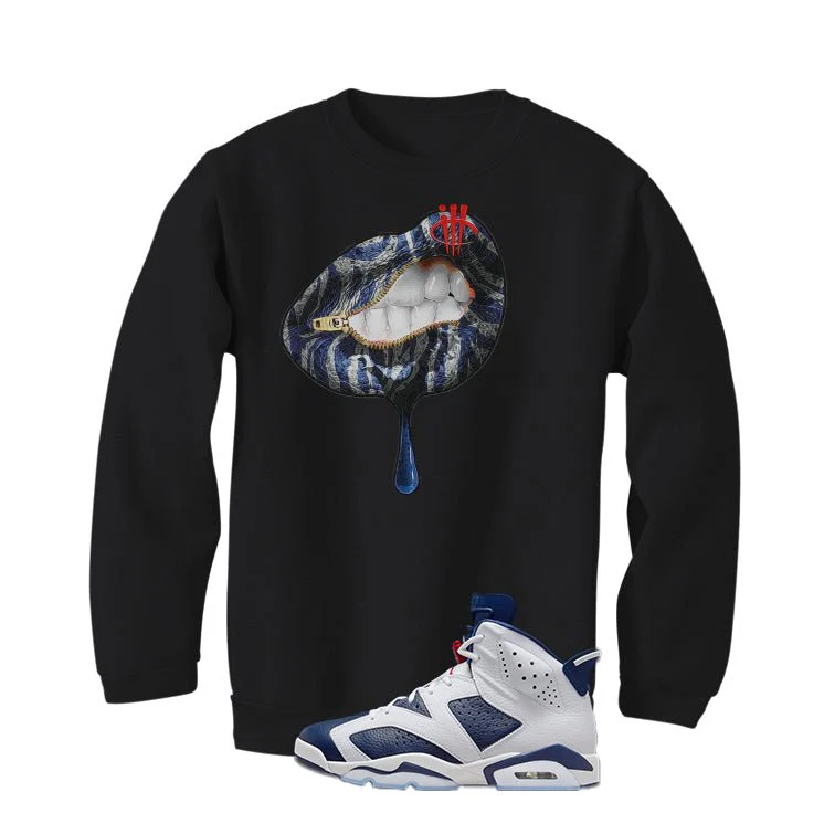 Air Jordan 6 Olympic Black T-Shirt (LIPS UNSEALED)| illcurrency - Image 4