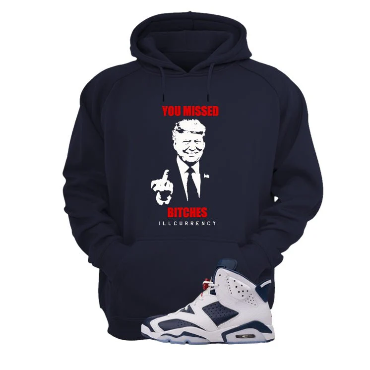 Air Jordan 6 Olympic Navy Blue T-Shirt (Air Jordan 6 Olympic)| illcurrency - Image 3