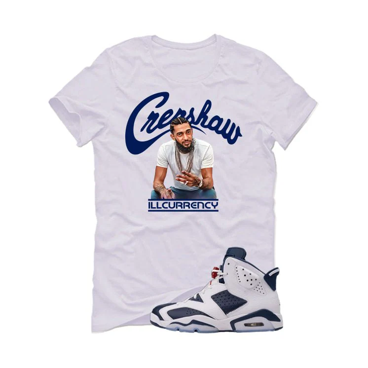 Air Jordan 6 Olympic White T-Shirt (Crenshaw)| illcurrency - Image 2