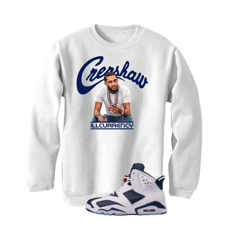 Air Jordan 6 Olympic White T-Shirt (Crenshaw)| illcurrency - Image 4