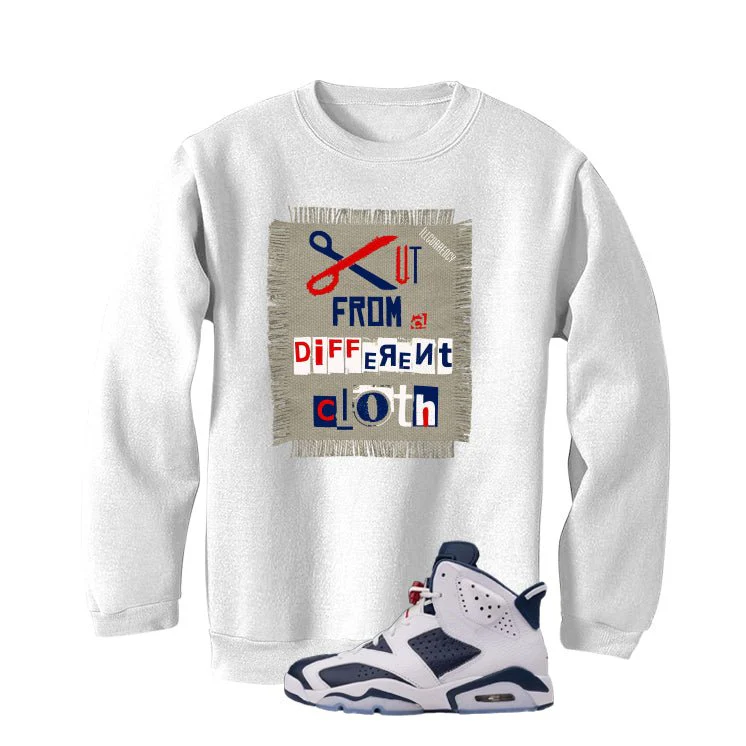 Air Jordan 6 Olympic White T-Shirt (Cut from a different cloth)| illcurrency - Image 3