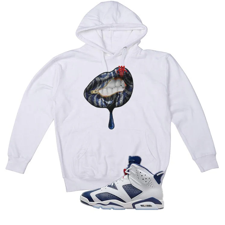 Air Jordan 6 Olympic White T-Shirt (LIPS UNSEALED)| illcurrency - Image 3