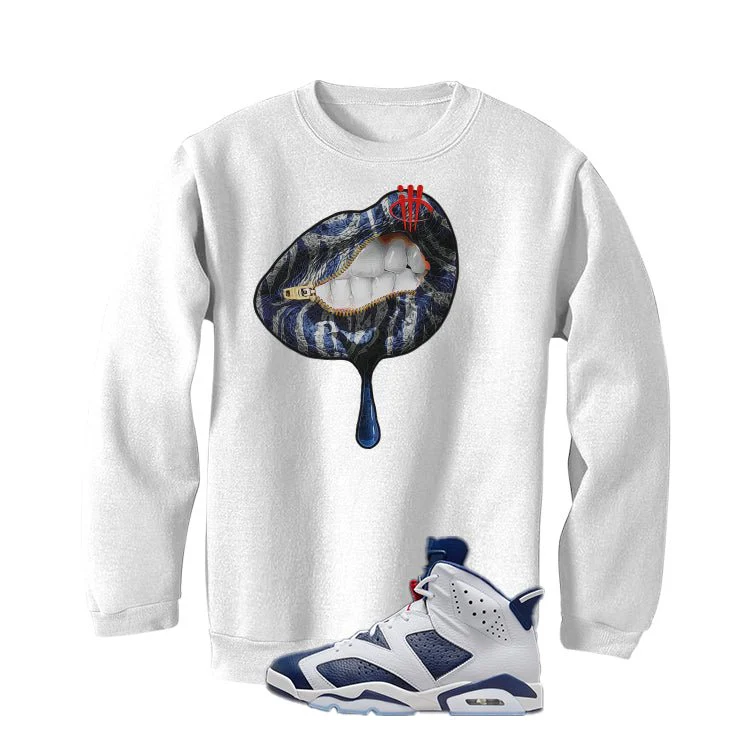 Air Jordan 6 Olympic White T-Shirt (LIPS UNSEALED)| illcurrency - Image 4