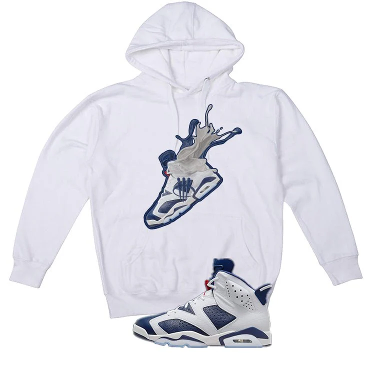 Air Jordan 6 Olympic White T-Shirt (SPLASH 6)| illcurrency - Image 3