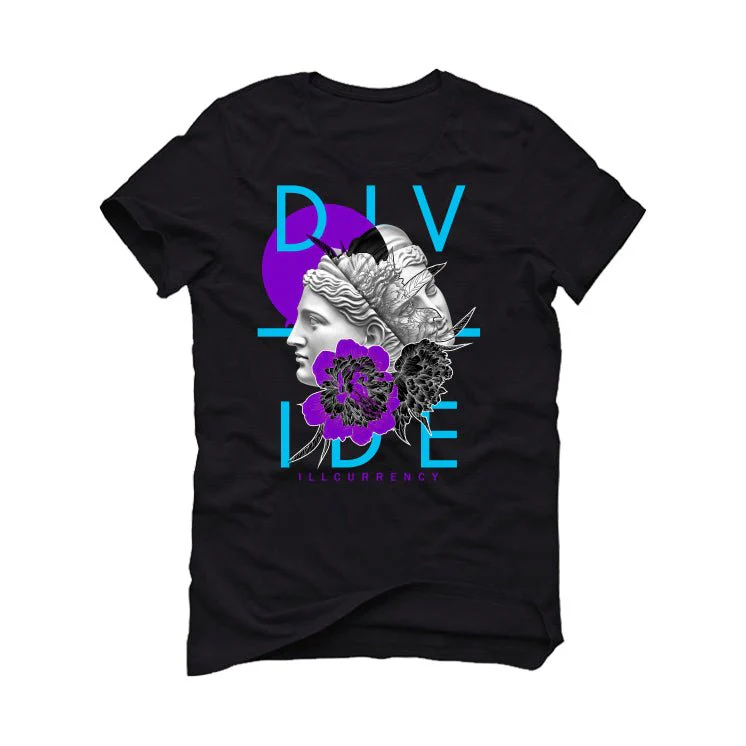 Air Jordan 6 Retro “Aqua” | illcurrency Black T-Shirt (Divide) - Image 2