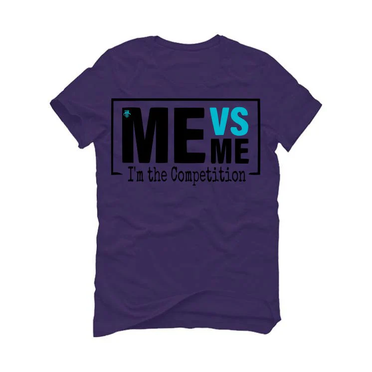 Air Jordan 6 Retro Aqua Purple T-Shirt (Me vs Me) - Image 2