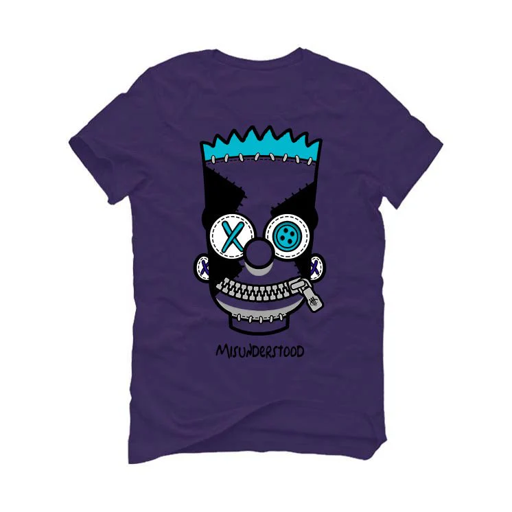 Air Jordan 6 Retro Aqua Purple T-Shirt (MISUNDERSTOOD) - Image 2