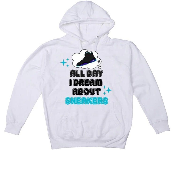 Air Jordan 6 Retro “Aqua” | illcurrency White T-Shirt (dreaming everyday) - Image 3