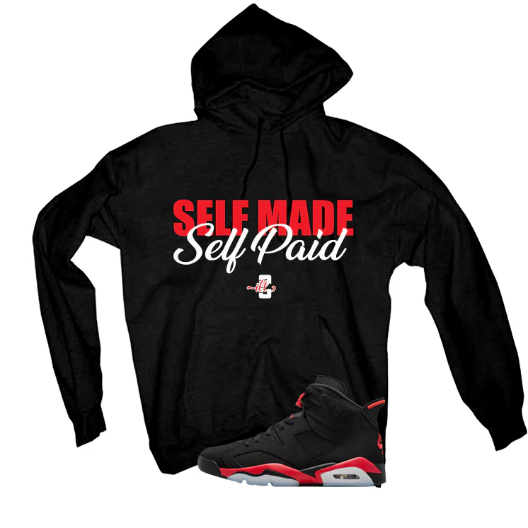 Air Jordan 6 Reverse Infrared Matching T-Shirt, Sweatshirts & Hoodies Black T-Shirt (Self Made)| illcurrency - Image 3
