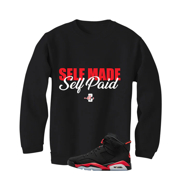 Air Jordan 6 Reverse Infrared Matching T-Shirt, Sweatshirts & Hoodies Black T-Shirt (Self Made)| illcurrency - Image 4