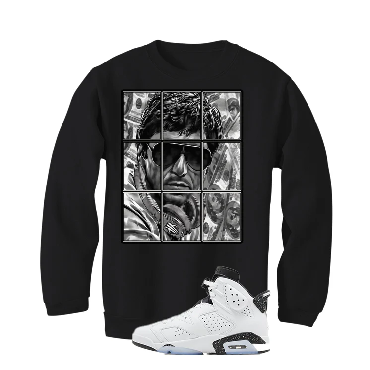 Air Jordan 6 Reverse Oreo Black T-Shirt (PACINO)| illcurrency - Image 4